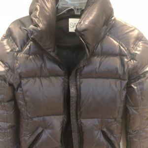 SAM down jacket. Grey/silver small